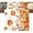 Orange, variant on Orange Pumpkins Fall Table Runner - Cotton Linen 48 Inches Long, Thanksgiving Tablerunner Dress Scarves, Autumn Weeping Maple Leaves Table Runner for Dining/Coffee/Holiday, Hanging Pumpkin