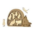 thumbnail image 2 of Rompecabezas de madera Hugo Gato 3D Juguete Montessori, 2 of 10