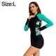thumbnail image 2 of Traje de baño sexy de una pieza para mujer, traje de buceo, traje de surf con protección solar, traje de baño de manga larga para mujer, 2 of 6