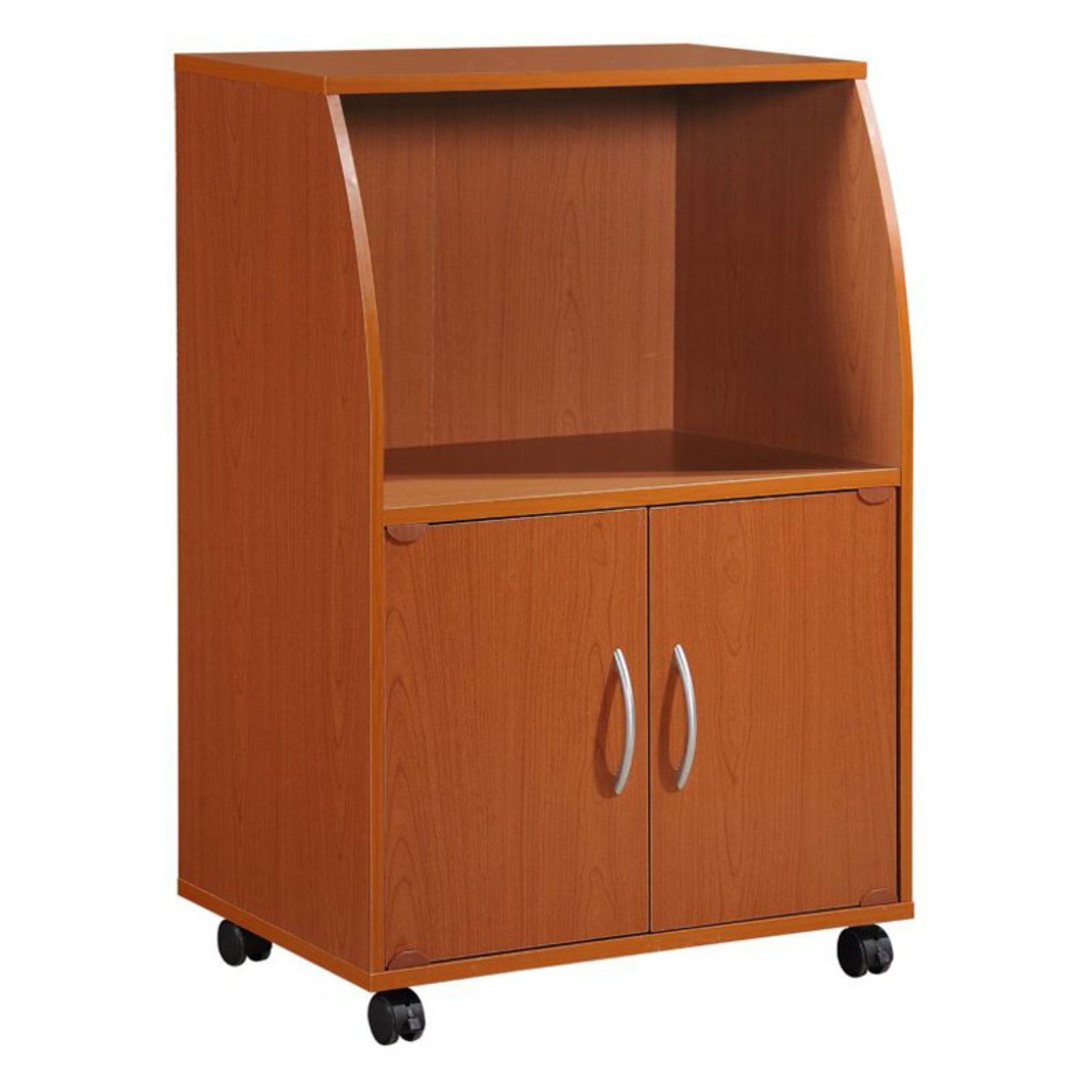 Hodedah 2 Door Microwave Cart Walmart Com