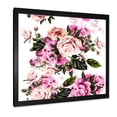 thumbnail image 2 of Designart 'Peony Vintage Flowers' Traditional Framed Art Print, 2 of 4