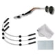 thumbnail image 1 of AKAM - Juego de 3 correas para lentes, correa ajustable para lentes de sol, sujetador de lentes, 1 paño reutilizable para lentes y 2 toallitas húmedas desechables, retenedores de lentes, 1 of 6