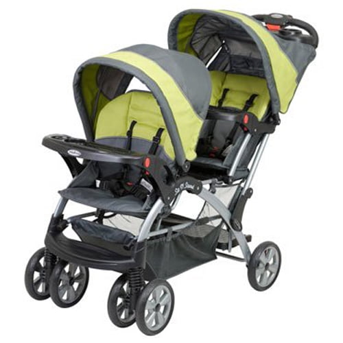 double stroller with infant carrier