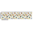 thumbnail image 3 of Autumn Fabric by the Yard, Abstract Leaves Motifs Illustration in Simplistic Style on Plain Backdrop, Upholstery Fabric for Dining Chairs Home Decor Accents, White and Multicolor by Ambesonne, 3 of 5