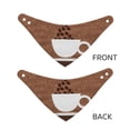 thumbnail image 6 of Goofa Coffee Cafe Cup Pattern Pet Scarf Bandana - Adjustable and Comfortable,Dog Scarf Bib Kerchief Breedfor Dogs and Cats-Small, 6 of 8