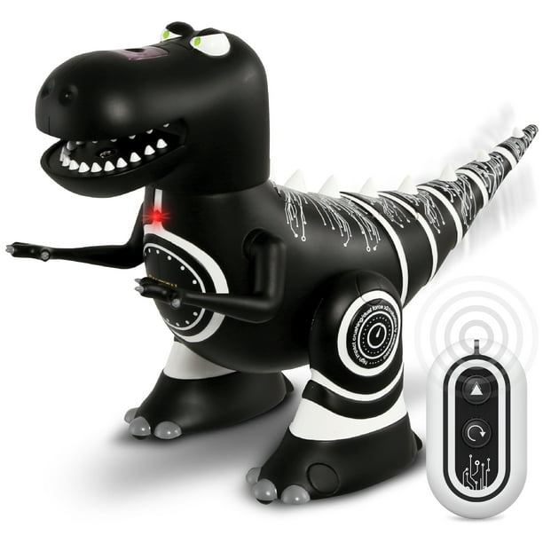 Sharper Image Remote Control Mini RC Robotosaur Dinosaur Toy for Kids, Miniature Futuristic Sci