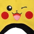 thumbnail image 2 of Sombrero de Laponia Bioworld Pokémon Pikachu con borlas de lana, 2 of 5