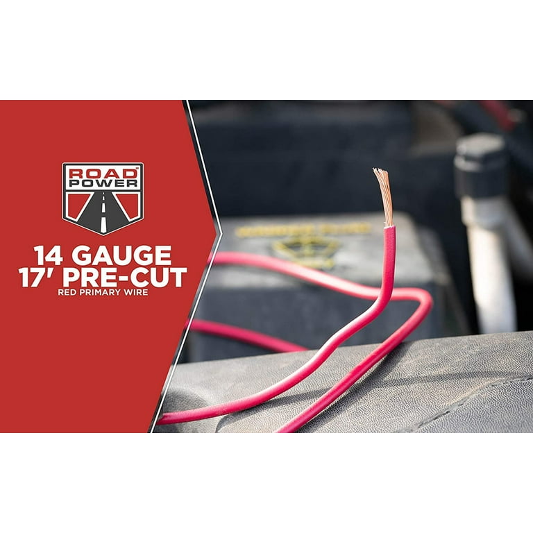 AutoCraft Automotive Primary Wire, 8 Gauge, Red, 6 ft, AC488