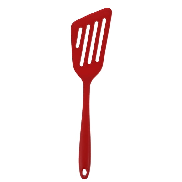 GOOHOCHY 1pc Silicone Shovel Home Restaurant Kitchen Utensilios de cocina Steak Spátil (rojo)