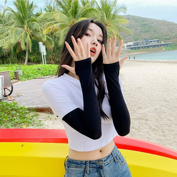 Manga De Compresión Brazo Mangas Protectoras UV Pack De Pares