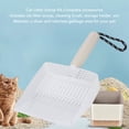 thumbnail image 3 of Trousse de Pelle à Litière pour Chat, Pelle à Excréments à Poignée Ergonomique avec Support et Brosse de Nettoyage pour Chat pour Usage Intérieur Extérieur, 3 of 7