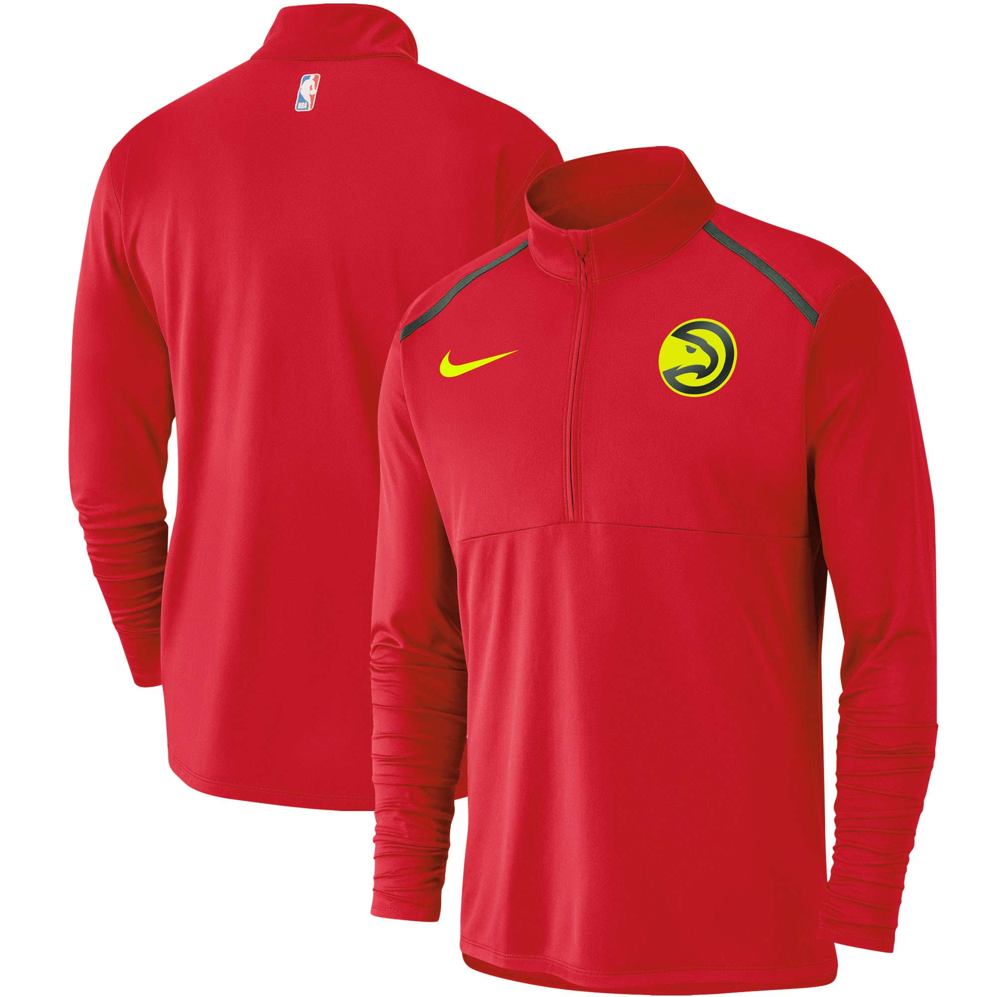 nike element half zip red