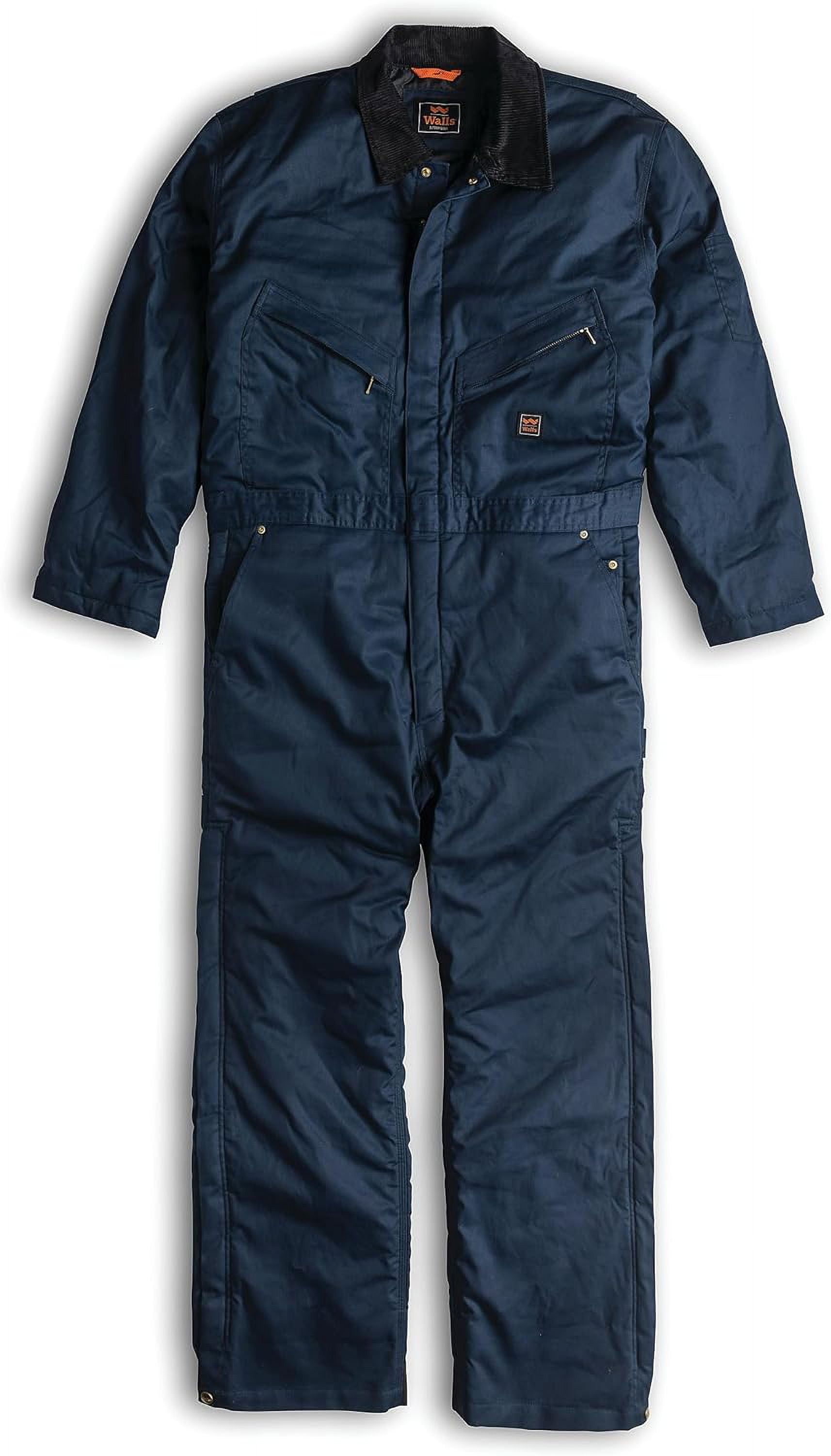Walls Outdoor Men s Zero Zone Twill Insulated Coverall NAVY 2XL RG Walmart