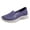 Purple, variant on Womens Slip on Mesh Loafers Cushioned Walking Shoes Lightweight Workout Gym Footwear Ladies Casual Nursing Shoes Pink Size 8