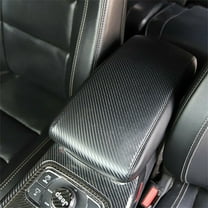 Center Console Armrest Cover Pad Carbon Fiber Look For Jeep Grand Cherokee 11-18