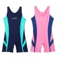thumbnail image 7 of Girls Athletic One Piece Swimsuit Water Sport Short Swimsuit Competitive Bathing Suit, 7 of 7