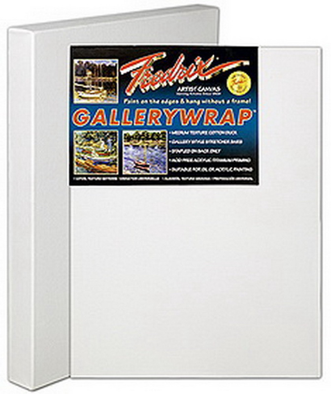 Fredrix Profile Cotton Canvas - 5" x 5", Gallerywrap