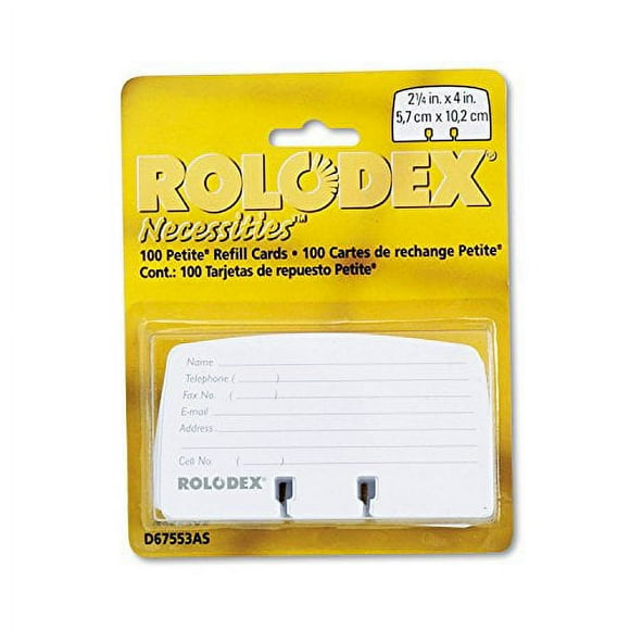 ROL67553 - Cartes de Recharge Rolodex Petite