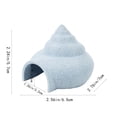 thumbnail image 3 of Aquarium Cave Decoration,Fish Shrimp Cave House for Tank Bottom | Transparent Smooth Safe Shelter For Small Aquatic Creatures | Fish Tank Scene Layout, 3 of 8