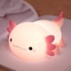 thumbnail image 1 of Luz nocturna de silicona Okiyid Axolotl para niños, recargable, 1 of 9