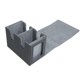 thumbnail image 5 of Estuche para baraja de cartas Forro suave Accesorios elegantes Cuero de PU ligero gris, 5 of 8