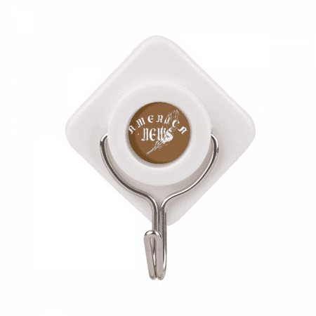 

National Information News Adhesive Wall Hooks Hanging Self Sticky