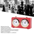 thumbnail image 3 of Retro Analog Chess Clock Timer, Wind Up Mechanical Chess Clock with Large Easy to Read Dials, Professional Competition Mechanical Chess Timer, No Battery Needed, 3 of 7