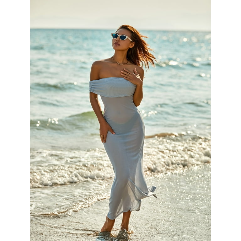 Sexy cover top up dress