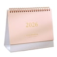 thumbnail image 2 of Dserhfy 2026 Desk Calendar JAN 2026 - DEC 2026 Standing Flip Desktop Calendar 12 Months Planner with Twin-Wire Binding for Home Office School, 2 of 8