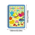 thumbnail image 3 of Children’s Water Painting Book 5ml Reusable Magic Coloring Set with Pen Educational Gift for Toddlers Mess Free Portable Drawing Activity Travel Preschool Art Supplies, 3 of 5
