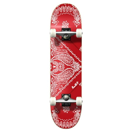 Yocaher Graphic Complete 31  x 7.75  Skateboard - Bandana Red price history on PriceWatchPro