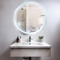 thumbnail image 4 of Espejo Redondo con Luz Led 3 Tonos, Touch Baño 60cm., 4 of 6