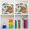 thumbnail image 7 of Cartoon Dinosaurs Leaves Storage Bins Baskets With Handles Storage Box Clothes Organizer Organization Toys, 7 of 7