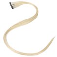 thumbnail image 3 of Extensiones de cabello con clip de colores resaltan las extensiones de cabello sintético de una pieza para fiestas (beige), 3 of 14