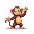 thumbnail image 3 of cartoon Monkey Stickers Stickers, Waterproof Monkey Stickers Sticker for Water Bottle Laptop Phone Cases Planner Skateboard Luggage Helmet Party Favor Decor, Ideal for Adults Teens Teacher Rewards, 3 of 8