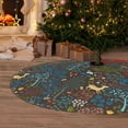 thumbnail image 2 of Cauagu 36" Christmas Tree Skirt Deers In The Forest 1 Pattern Christmas Tree Decorations Tree Mat for Xmas Decorations Occasion Holiday Home Decor -36", 2 of 7