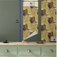 thumbnail image 5 of Ambesonne Botanical Peel & Stick Wallpaper for Home, Wheat Like Leaves Plot, 13"x36", Dark Mustard and Sand Brown, 5 of 5