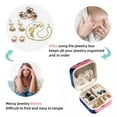 thumbnail image 4 of Flamingo Travel Portable Square Jewelry Box Organizer Earring Necklace Bracelet Holder Decorative Display Case Stand Storage Box, 4 of 6