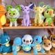 thumbnail image 2 of Peluche de Pokémon de 18-28 cm, Grookey, Sprigatito, Oshawott, Leafeon, Espeon, Morpeko, Gonbe, Mimikyu, figura de anime, juguetes de peluche, 2 of 5