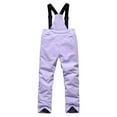 thumbnail image 5 of Staki Ski Suit for Kids Kids Snow Bib Winter Ski Overalls for Girls Outdoor Snowsuit Windproof Snowboarding Snowpants 4T,5T,6Y,7Y,8Y,9Y,10-12Y(Purple,9-10 Years), 5 of 7