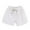 White, variant on Linfrsh Boys Shorts Boy's Casual Shorts Summer Cotton Classic Elastic Waist Beach Shorts with Pockets Toddler Boy Shorts(Red,Size 18-24 Months)