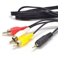 thumbnail image 4 of Cable ELNONE 3RCA macho a 2,5 mm macho 1,5 m para videocámara, 4 of 7