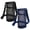 Black & Navy, variant on Aspire 2 PCS Water Bottle Holders with Adjustable Shoulder Strap, Water Bottle Carrier Bag with Pouch for Travel, Walking