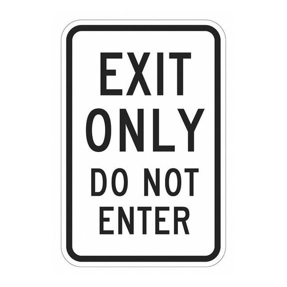 Lyle Exit Sign For Parking Lots,18" x 12" T1-1910-DG_12x18
