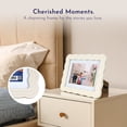 thumbnail image 4 of Mainstays by Becky G. & Alejandra 4" x 6" or 5" x 7" Wavy Photo Frame, Seashell White, 4 of 9