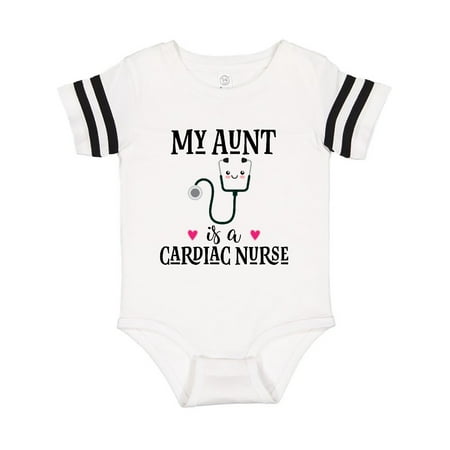 

Inktastic My Aunt is a Cardiac Nurse Gift Baby Girl Bodysuit