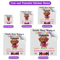 thumbnail image 5 of Kinda Busy Being Kindergarten Teacher and Rhodesian Ridgeback Mom Cutout Transfer Sticker Ridgebacks Dog Lover Gifts Transparent Decal Art Decor - 02005, 5 of 5