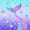 Sky Lavender, variant on Castle Fairy Glitter Mermaid Tail Tile Zipper Twin Comforter Sets with Fitted Sheet and 2 Pillowcases,Starfish Shell Pastel Scale Seamless Print Zipper Bedding Set,Hot Pink,Pink Reversible,4-Piece