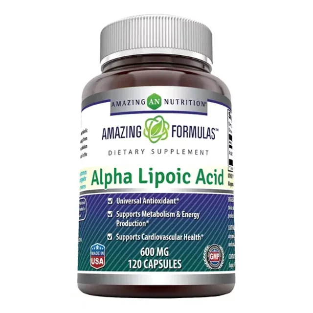 Amazing Formulas Alpha Lipoic Acid | 600 Mg | 120 Cápsulas