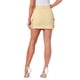thumbnail image 3 of Falda Mini de Mezclilla Casual Cargo de Algodón para Mujeres INSPIRE CHIC Talla M Caqui, 3 of 6